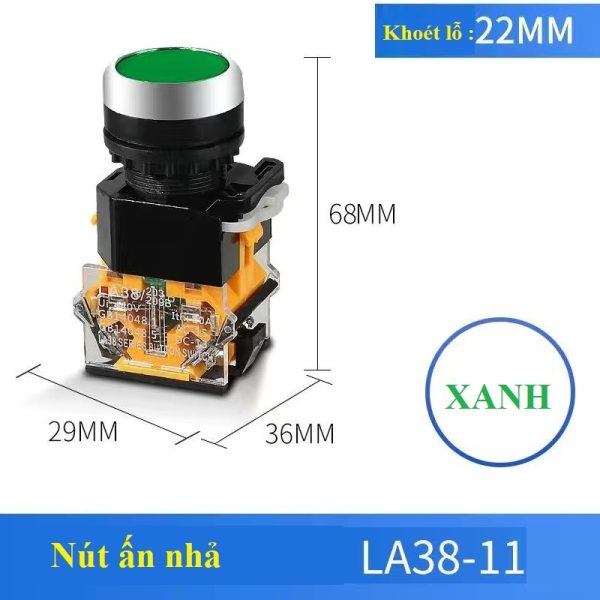 Nút nhấn LA38/203-209B