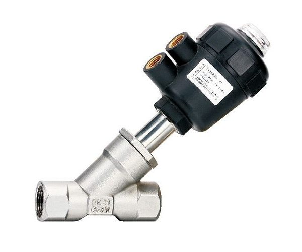 Van y xiên điều khiển bằng khí nén DN10, CF8M